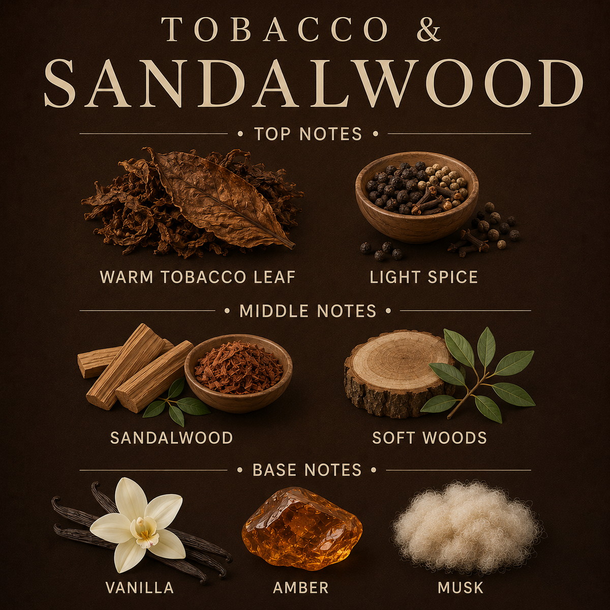 Tobacco & Sandalwood Signature Candle